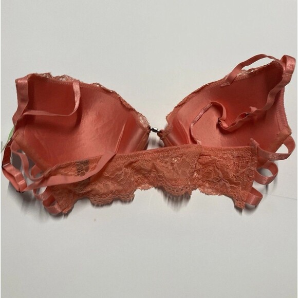 Sam Edelman Lace T-shirt Bra in Shell Pink NWT Women’s Size 34C - Picture 4 of 8